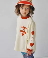 ハートデザイン長袖Tシャツ p.premier P106016 マルチカラー1