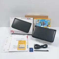 極美品 ニンテンドー 3DSLL ブラック 遊べるセット 動作確認済み スーパーマリオ付き ds 3dsll 3DS LL 任天堂