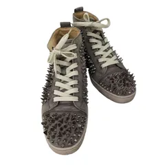 クリスチャンルブタン CHRISTIAN LOUBOUTIN スパイクスタッズ ハイカットスニーカー メンズ EUR：43 