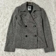 MICHEL KLEIN ジャケット ブラック ホワイト 38 オフィス キレイめ