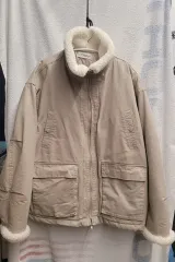 パルティメント ベージュ ボア フリース KARA ショート ダウン