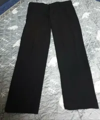 8seconds 冬用 起毛 スラックス ブラック (33)