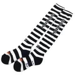 【未使用品】パーリーゲイツ ニーハイソックス ネイビー×白 ボーダー レディース ゴルフウェア PEARLY GATES