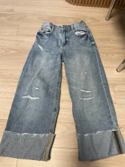 8歳程度) キッズ ZARA ダメージデニム