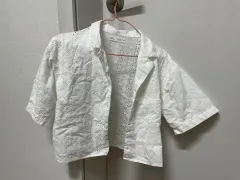 13-14) 成人44-55) ザラ エンブロイダリー シャツ