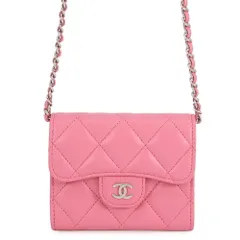 シャネル チェーンウォレット マトラッセ ココマーク ラムスキン AP2569 CHANEL コインケース