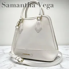 2way ハンドバッグ ショルダーバッグ ホワイト 台形 フェミニン サマンサベガ 15