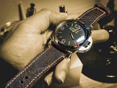 cro-1986 クロコダイル 腕時計 ベルト コバルトブルー (ラグ幅21 mm