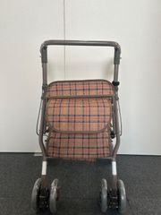 美品】島制作所シンフォニーSP 歩行器 シルバーカー たっぷり収納