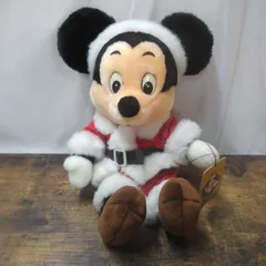 ぬいぐるみ  ディズニー  サンアンドスター  クリスマスのミッキーマウス  Q955
