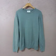 A12-11/エディション ミント色 カシミア混 ブレンド ニットTシャツ メンズ100