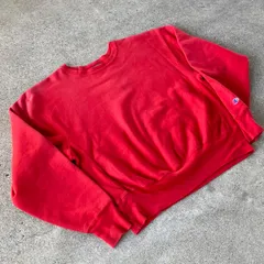 00's Champion REVERSE WEAVE sweat. 古着　チャンピオン 目無し　無地　リバースウィーブ　スウェット　トレーナー vintage 赤 レッド　L