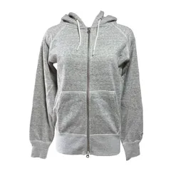 【タグ付き未使用品】ORCIVAL オーシバル ジップパーカー 日本製 裏毛フーディー グレー レディース  綿100% size16