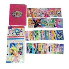 ☆☆ 美少女戦士セーラームーン カード 114枚・シール1枚・カードケース3冊 子供用品