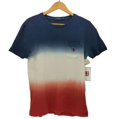 ポロラルフローレン POLO RALPH LAUREN ポニー 刺繍 グラデーション S/S ポケット Tシャツ メンズ import：S 