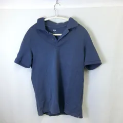 UNIQLO ユニクロ エアリズムポロシャツ ネイビー Mサイズ □〇