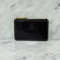 TAKEO KIKUCHI タケオキクチ コインケース 小銭入れ 本革 レザー ブラック 黒 ジップ