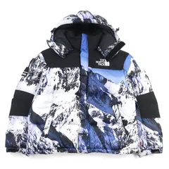 美品○Supreme THE NORTH FACE シュプリーム ザ・ノースフェイス ND91701I Baltoro Jacket バルトロ ジャケット ロゴワッペン付き マウンテン 雪山 フーデッド ダウンジャケット マルチカラー S 正規品 メンズ