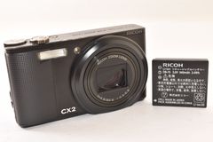 完動品 RICOH CX2 ブラック デジカメ #26144 - メルカリ