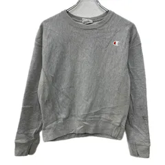 Champion ロゴスウェット トレーナー X-SMALL グレー チャンピオン プルオーバー 刺繍ワンポイント 無地スウェット 無地 秋物 a712-5917