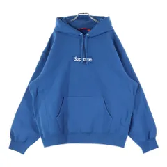 SUPREME (シュプリーム) 23AW Box Logo Hooded Sweatshirt ボックスロゴ プルオーバースウェットパーカー フーディー ブルー