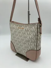 MICHAEL KORS　マイケルコース　ショルダーバッグ　MK総柄　PVC×レザー　5337