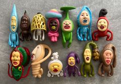 Tagui 人形 ぬいぐるみ きつね キツネ はしもとともこ 作家もの 一点