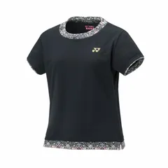YONEX(ヨネックス) ウィメンズゲームシャツ 硬式テニス ウェア シャツ 20902、(007)ブラック