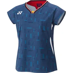 YONEX ヨネックス ウィメンズゲームシャツ(フィットシャツ) テニス ゲームシャツウィメンズ 20917-629、(629)デニムネイビー
