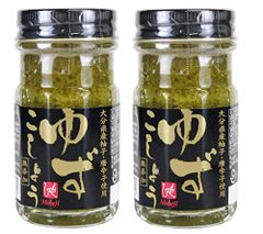 【まとめ買い】大分県産柚子使用 ゆずこしょう(無添加) 60g×２個 柚子こしょう 