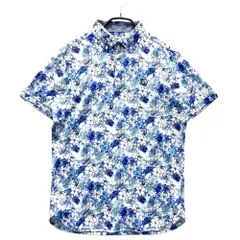 サイズ：M CALLAWAY キャロウェイ  半袖ポロシャツ ボタンダウン 花柄 ネイビー系 [240101476085] ゴルフウェア メンズ ストスト