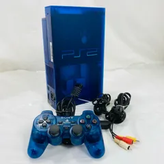  PS2  プレステ2  プレイステーション2 本体 コントローラ 一式セット Playstation2 SONY   DUALSHOCK2  SCPH-37000 オーシャンブルー  動作品