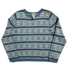 エルエルビーン ウィメンズ エスニック コットンニット (M)