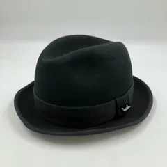 CC6 MANIERA マニエラ ウール ハット 中折れ帽 日本製 ブラック サイズL