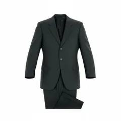 68L11 Papas パパス シングルスーツ セットアップ 総裏地 ジャケット50 ボトム54 グレー ウール メンズu02t