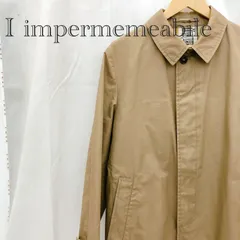 l'imperbeabile リンペルメアビレ トレンチコート 50 キャメル メンズ LL キャメル メンズ ファッション