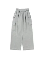 エデン ストラップ 起毛 カーゴ バルーン パンツ ユニセックス y2k 밴딩 ベーシック 冬 新作