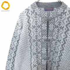 アルパカハウス Alpaca House ニットカーディガン アルパカ ペルー製 ノルディック柄 レディース [x950297]