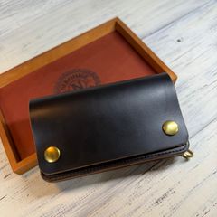 トラッカーウォレット ロング 2層】 ホースバット シルバー TALON