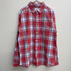 Columbia 長袖シャツ チェック柄 レッド【メンズM】