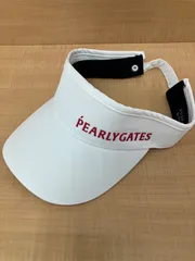GF1 パーリーゲイツ　PEALY GATES　サンバイザー　ホワイト系　（新品・タグ付き）