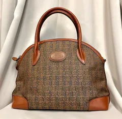 Burberry バーバリー　ハンドバッグ レザー　ブラウン　ロゴ