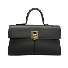 未使用級✨カフネ　スタンスバッグ　ハンド　ショルダー　2way ゴールド金具　黒 未使用級✨カフネ スタンスバッグ ハンド ショルダー 2way ゴールド
