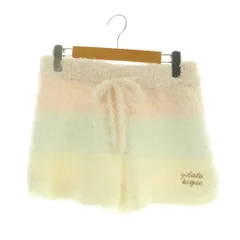 ジェラートピケ gelato pique ショートパンツ ルームウェア 刺繍 F マルチカラー /MY ■OS