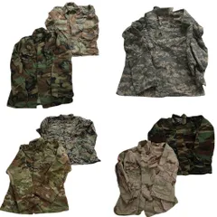 古着卸 まとめ売り 米軍実物 カモ柄 フィールドジャケット ミリタリー 7枚セット (メンズ XS /S /35 /33 ) デザートカモ 中古 古着 NC9924