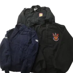 古着卸 まとめ売り 米軍実物・民間MIX ライトウェイトジャケット ミリタリー 3枚セット (メンズ S /M /38 ) ワッペン 中古 古着 NC9972