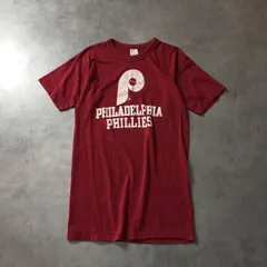 GQ4285◇Champion : 80's USA製 トリコタグ Tシャツ◇M◇赤系 チャンピオン 半袖 シングルステッチ