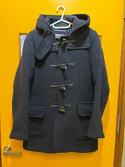 【H2-08】◇ LONDON Tradition　36サイズ　英国製 ダッフルコート　紺色