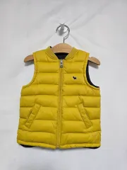 ブルードッグ イェロー ダウン ベスト リバーシブル キッズ 2-3歳 1211
