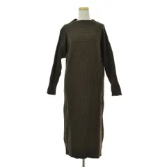 【JOURNALSTANDARDrelume】リブニットロング長袖ワンピース